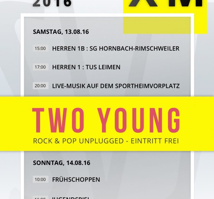 Kerwe beim SV Ixheim mit Two Young