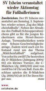 Bericht aus dem Pfälzischen Merkur