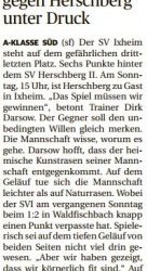 Vorbericht aus dem Pfälzischen Merkur