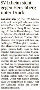 Vorbericht aus dem Pfälzischen Merkur