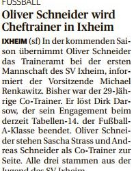 Trainer wechsel zur neuen Saison