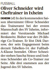 Trainer wechsel zur neuen Saison