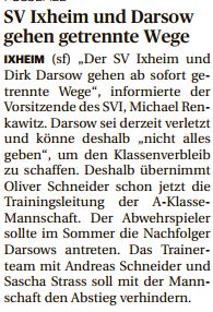 Trainerteam übernimmt ab sofort