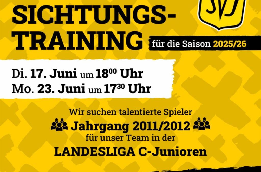 Sichtungstraining C-Jugend