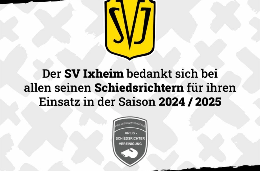 Danke an unsere Schiris